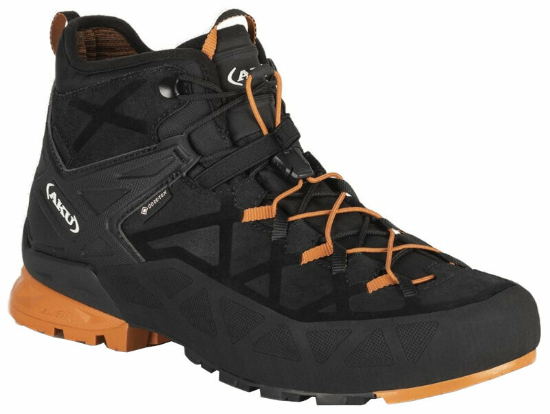 Аутдор обувки > Мъжки обувки AKU Мъжки обувки за трекинг Rock DFS Mid GTX Black/Orange 42