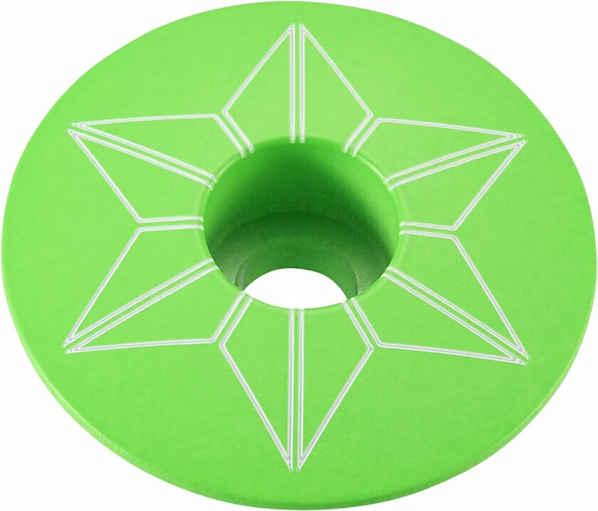 Stang tape Supacaz Star Capz Powder Coated Neon Green Stang tape