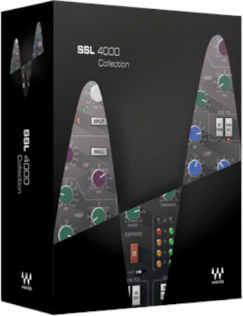 Programinės įrangos papildinio efektų procesorius Waves SSL 4000 Collection