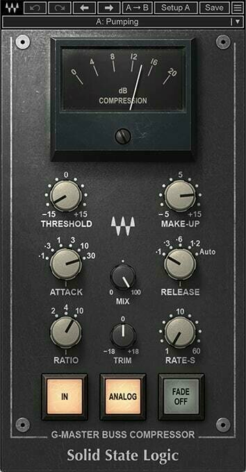 Plugins d'effets Waves SSL G-Master Buss Compressor (Produit numérique)