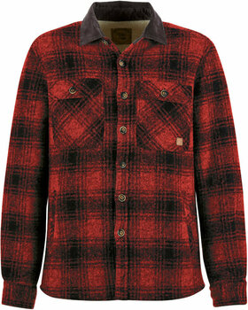 Sweat à capuche outdoor E9 80S Shirt Red/Black L Sweat à capuche outdoor - 1