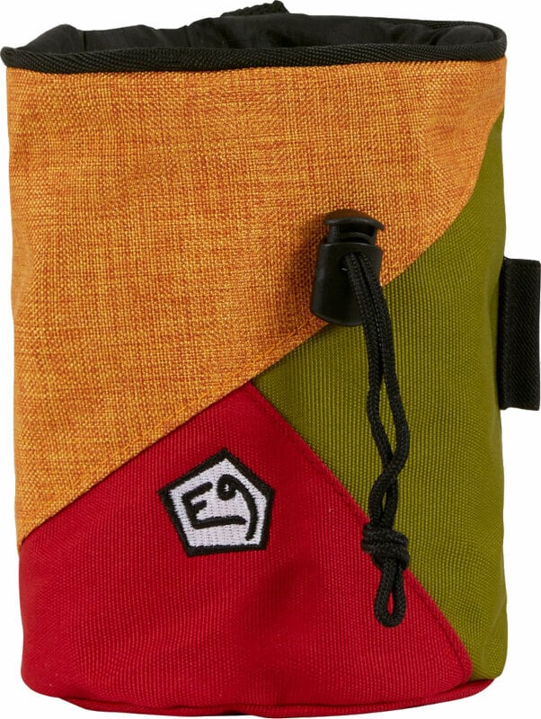 Bag and Magnesium for Climbing E9 Zucca Chalk Bag Red/Orange Bag and Magnesium for Climbing
