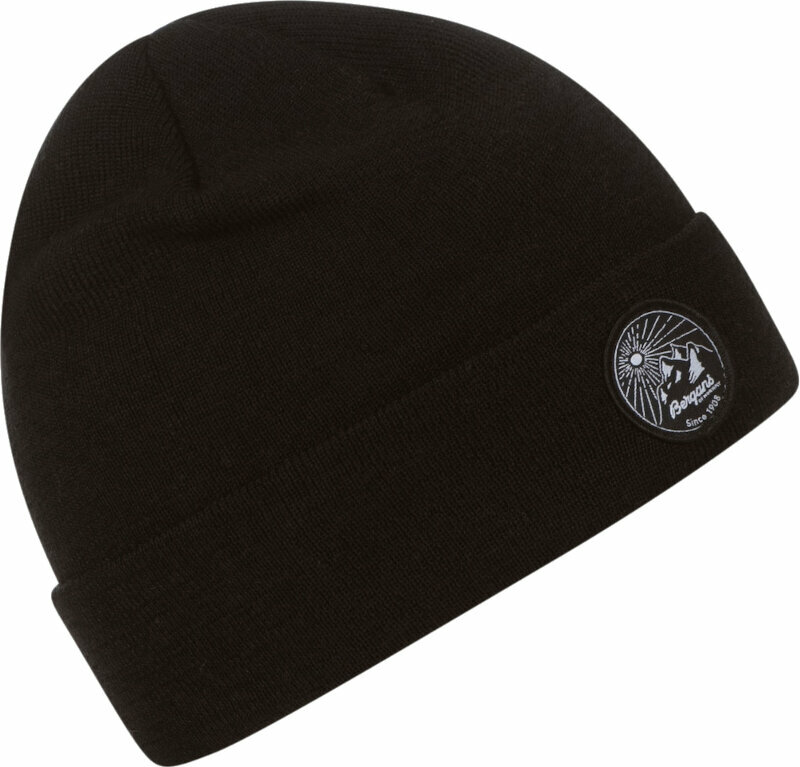 Zimowa czapka Bergans Fine Knit V2 Beanie Black UNI Zimowa czapka