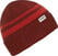 Zimowa czapka Bergans Striped V2 Beanie Chianti Red/Dark Brick UNI Zimowa czapka