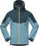 Casaco de esqui Bergans Senja Hybrid Softshell Jacket Smoke Blue/Orion Blue/Light Golden Yellow S