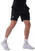 Fitness kalhoty Nebbia Relaxed-fit Shorts with Side Pockets Black M Fitness kalhoty