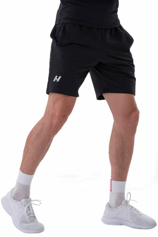 Fitnes hlače Nebbia Re-Gain Slim Sweatpants with Zip Pockets Black M Fitnes hlače