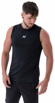 T-shirt de fitness Nebbia Functional Sporty Tank Top Power Black M T-shirt de fitness - 1