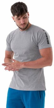 Fitness koszulka Nebbia Sporty Fit T-shirt Essentials Light Grey 2XL Fitness koszulka - 1