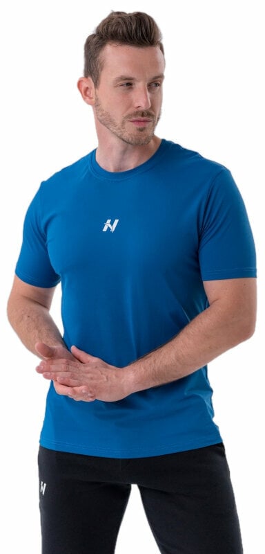 Фитнес > Фитнес дрехи > Мъжко фитнес облекло > Тениски Nebbia Classic T-shirt Reset Blue L