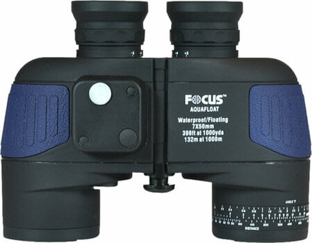 Hajós távcső Focus Aquafloat 7x50 Waterproof Compass Hajós távcső 10 év garancia - 1