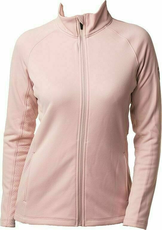 T-shirt / felpa da sci Rossignol Classique Clim Womens Layer Powder Pink L Maglione