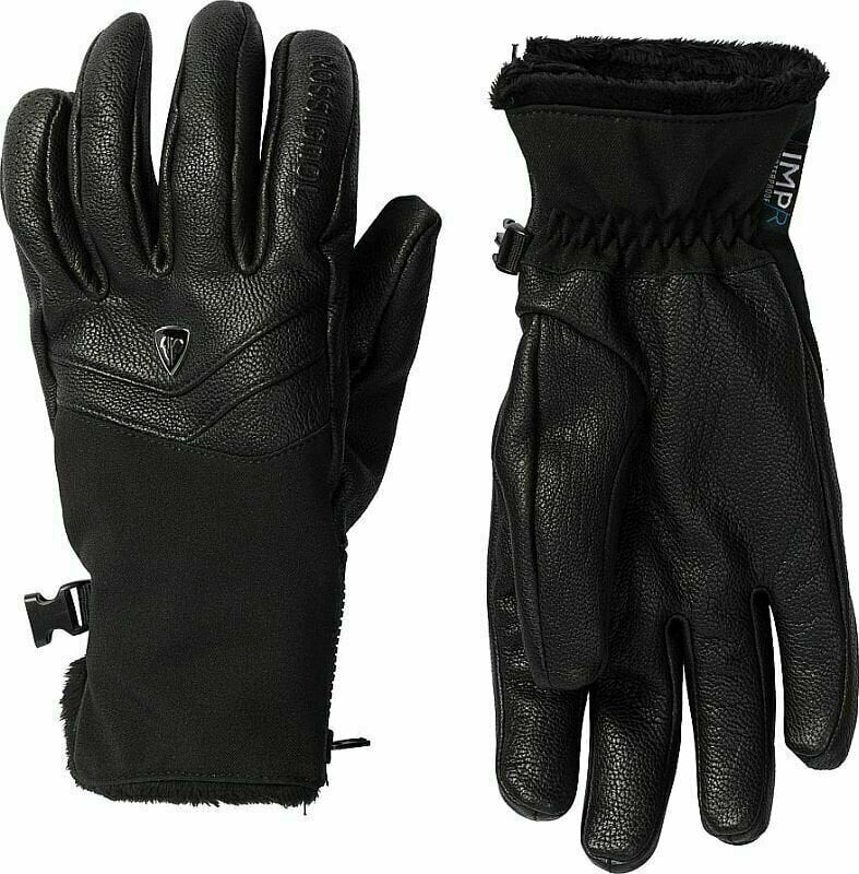 Каране на ски > Ски облекло > Ски Ръкавици Rossignol Elite Womens Leather IMPR Gloves Black L