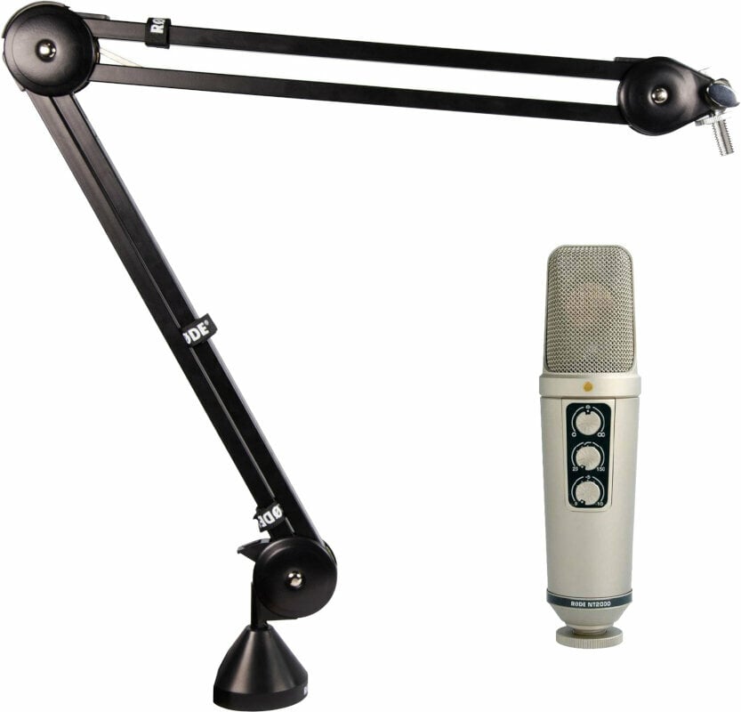 Microphone à condensateur pour studio Rode NT2000 SET Microphone à condensateur pour studio