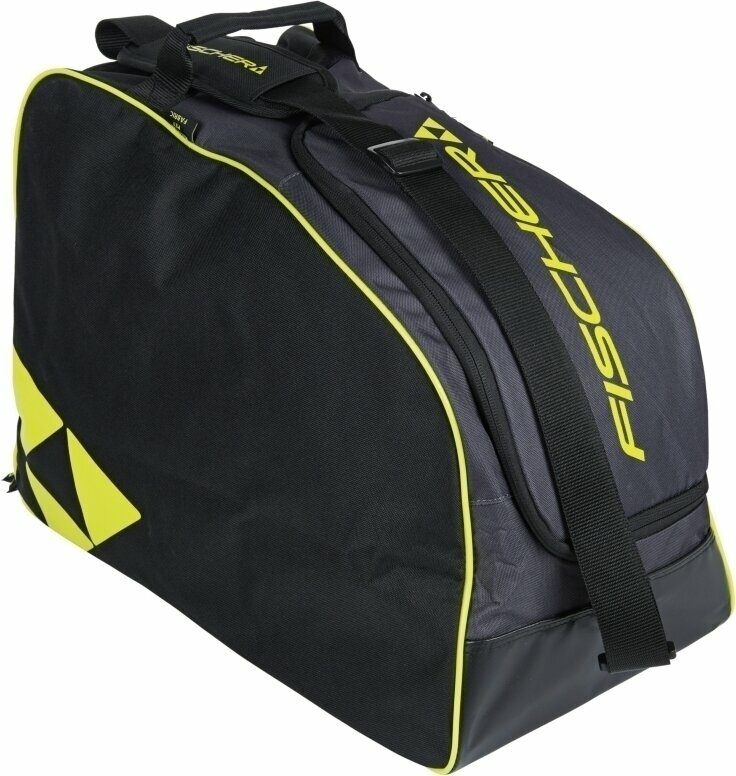 Vak na lyžiarky Fischer Boot Helmet Bag Alpine ECO Black/Yellow 1 Pár