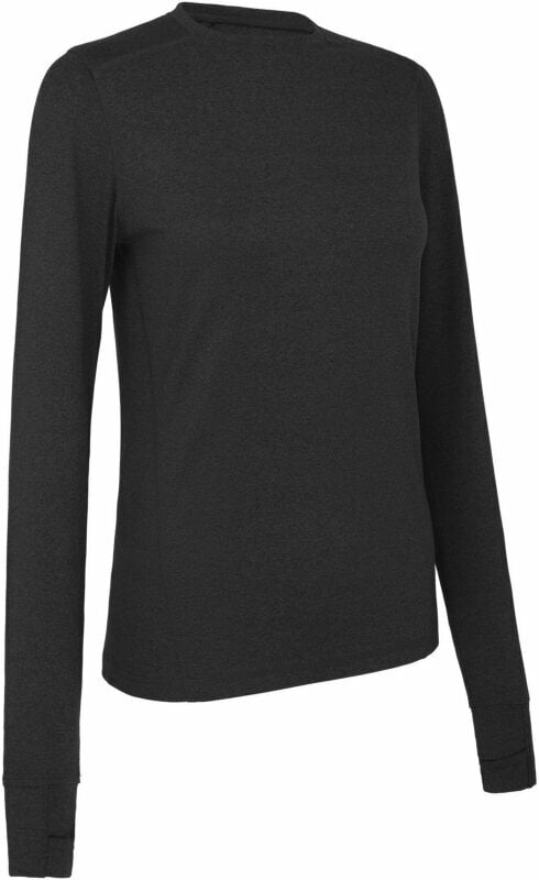 Thermal Clothing Callaway Womens Crew Base Layer Top Ebony Heather L