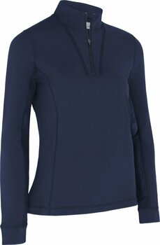 Sudadera con capucha/Suéter Callaway Solid Sun Protection 1/4 Zip Peacoat M Sudadera - 1