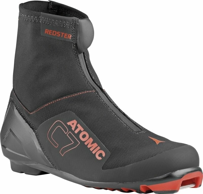 Botas de esqui de cross-country Atomic Redster C7 XC Boots Black/Red 8,5