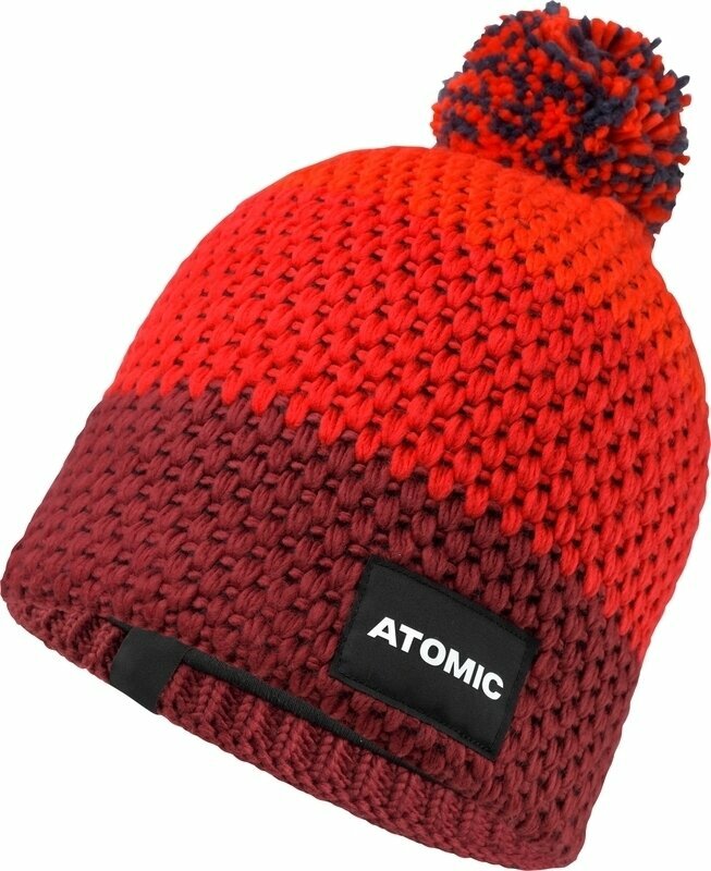 Atomic Racing Beanie Carrot/Red/Maroon UNI Lyžiarska čiapka