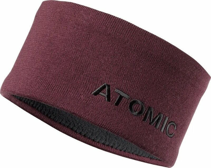 Pandebånd Atomic Alps Headband Maroon UNI Pandebånd