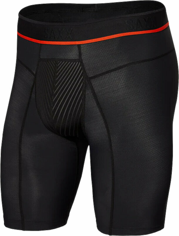 Fitness Underwear SAXX Hyperdrive Long Leg Boxer Brief Blackout M Fitness Underwear