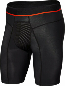 Fitness Underwear SAXX Hyperdrive Long Leg Boxer Brief Blackout M Fitness Underwear - 1