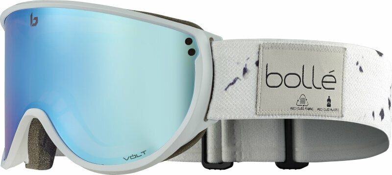 Okulary narciarskie Bollé Eco Blanca Ice White Matte/Volt Ice Blue Okulary narciarskie