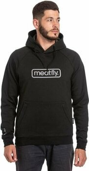 Majica s kapuljačom na otvorenom Meatfly Gravel Technical Hoodie Black XL Majica s kapuljačom na otvorenom - 1
