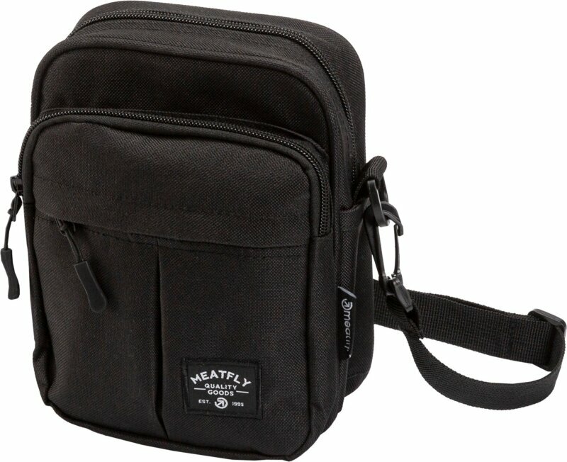 Портфейл, чанта през рамо Meatfly Hardy Small Bag Black Чанта през рамо