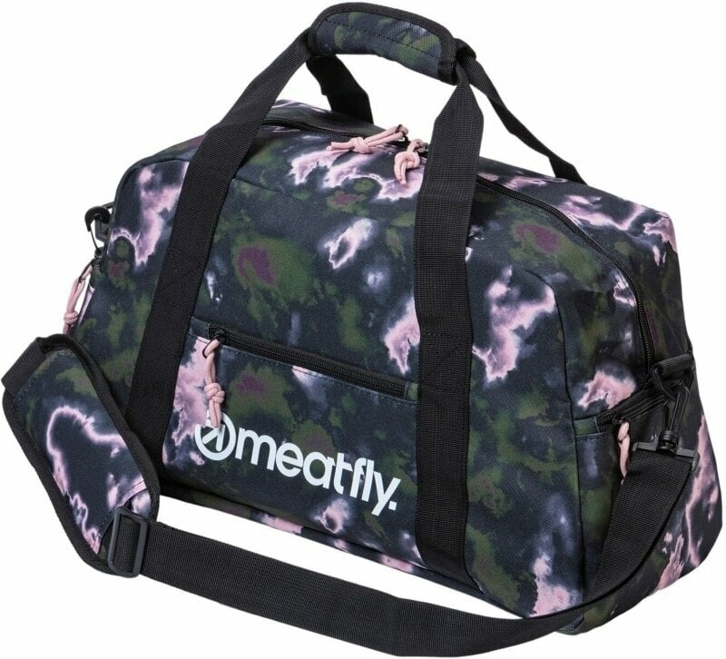 Lifestyle ruksak / Taška Meatfly Mavis Duffel Bag Storm Camo Pink 26 L Športová taška