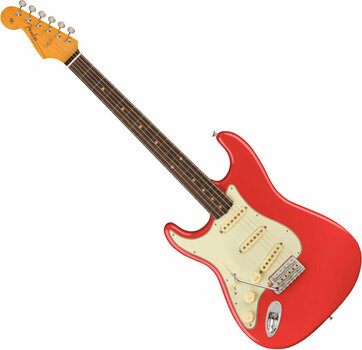 Electric guitar Fender American Vintage II 1961 Stratocaster LH RW Fiesta Red - 1