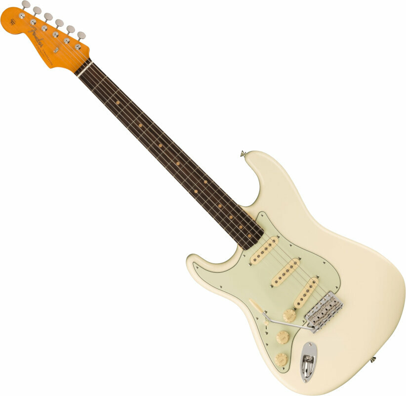 Guitare électrique Fender American Vintage II 1961 Stratocaster LH RW Olympic White
