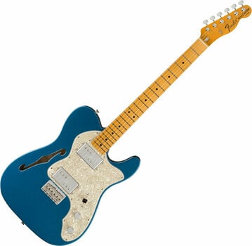 Guitare électrique Fender American Vintage II 1972 Telecaster Thinline MN Lake Placid Blue - 1