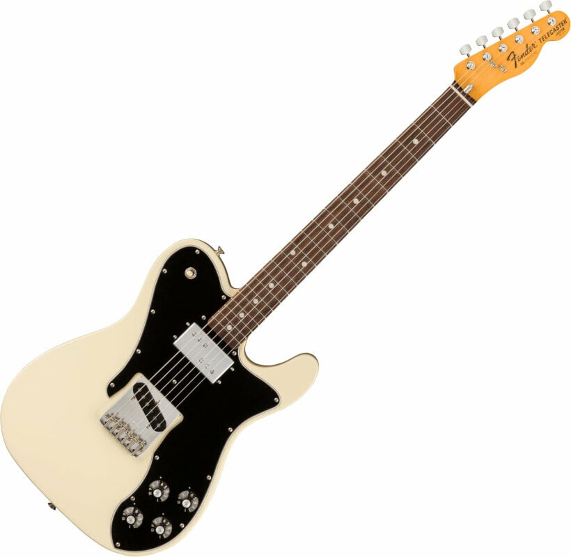 Elektrisk gitarr Fender American Vintage II 1977 Telecaster Custom RW Olympic White