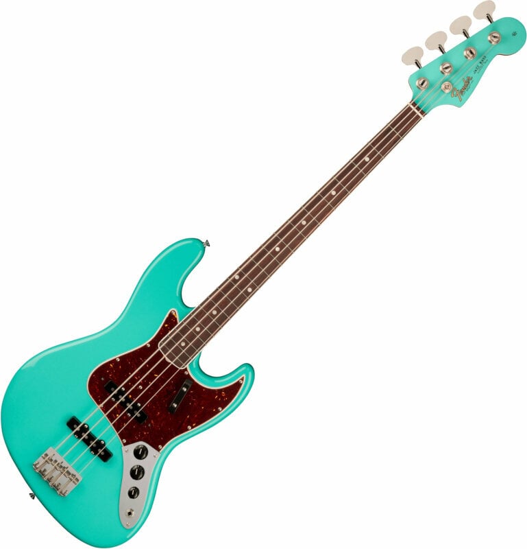 4-strängad basgitarr Fender American Vintage II 1966 Jazz Bass RW Sea Foam Green