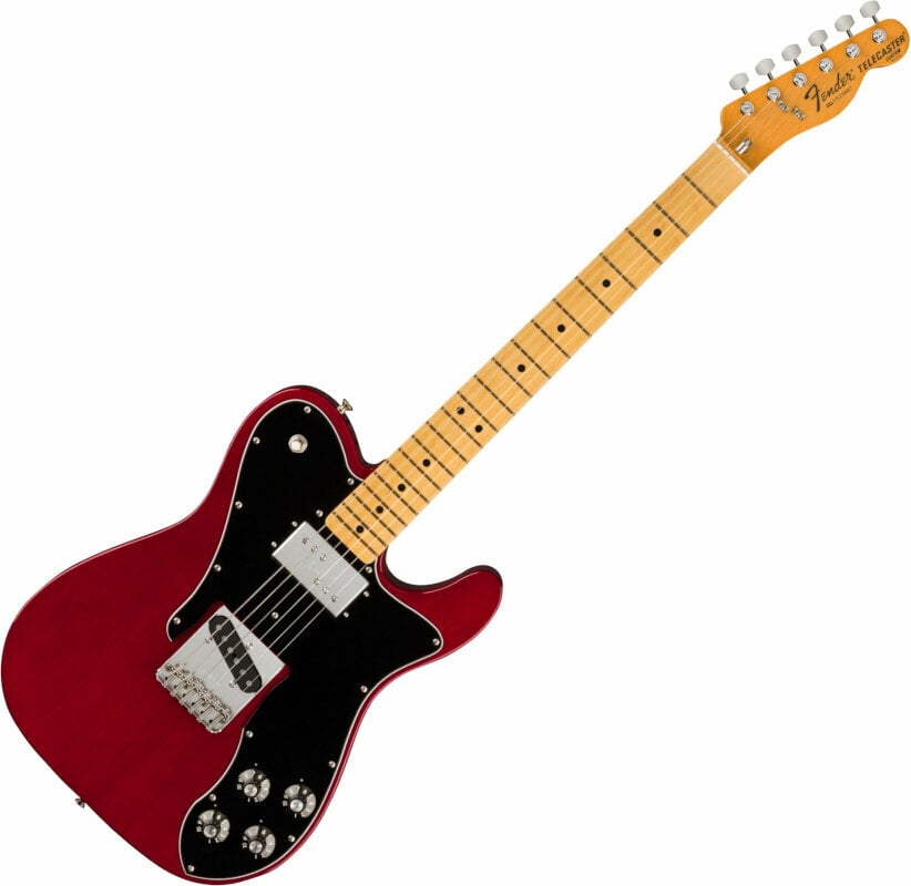 Elektrisk gitarr Fender American Vintage II 1977 Telecaster Custom MN Wine
