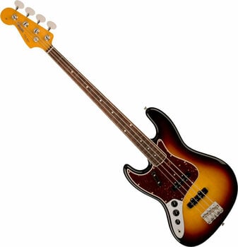 4-strängad basgitarr Fender American Vintage II 1966 Jazz Bass LH RW 3-Color Sunburst - 1