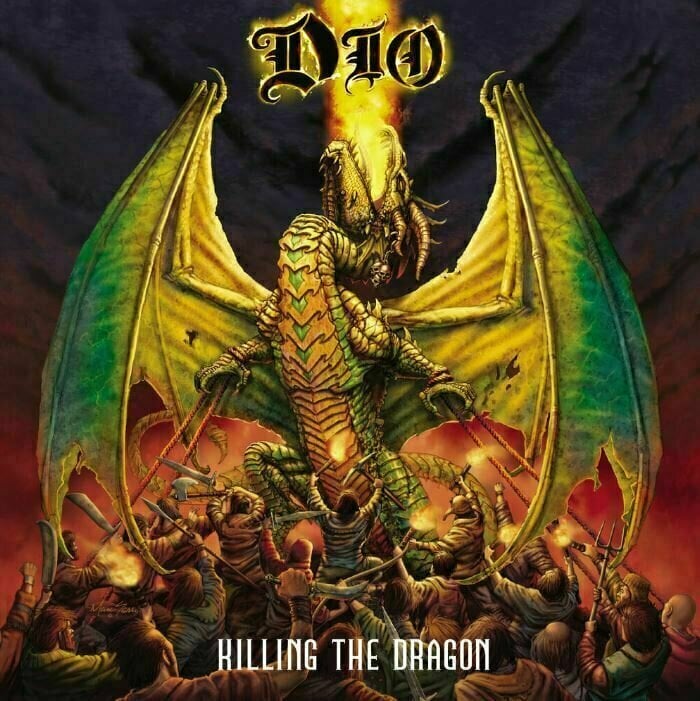 Vinyylilevy Dio - Killing The Dragon (Red & Orange Swirl Vinyl) (LP)