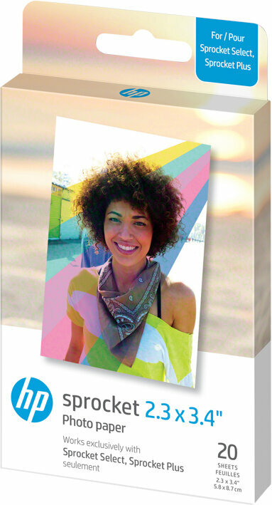 Photo paper
 HP Zink Paper Sprocket Select 20 Pack Photo paper