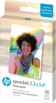 Photo paper
 HP Zink Paper Sprocket Select 20 Pack Photo paper - 1
