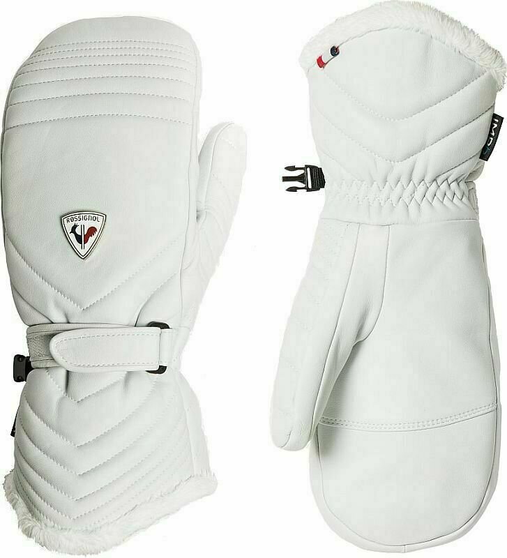Rossignol Select Womens Leather IMPR Mittens White L
