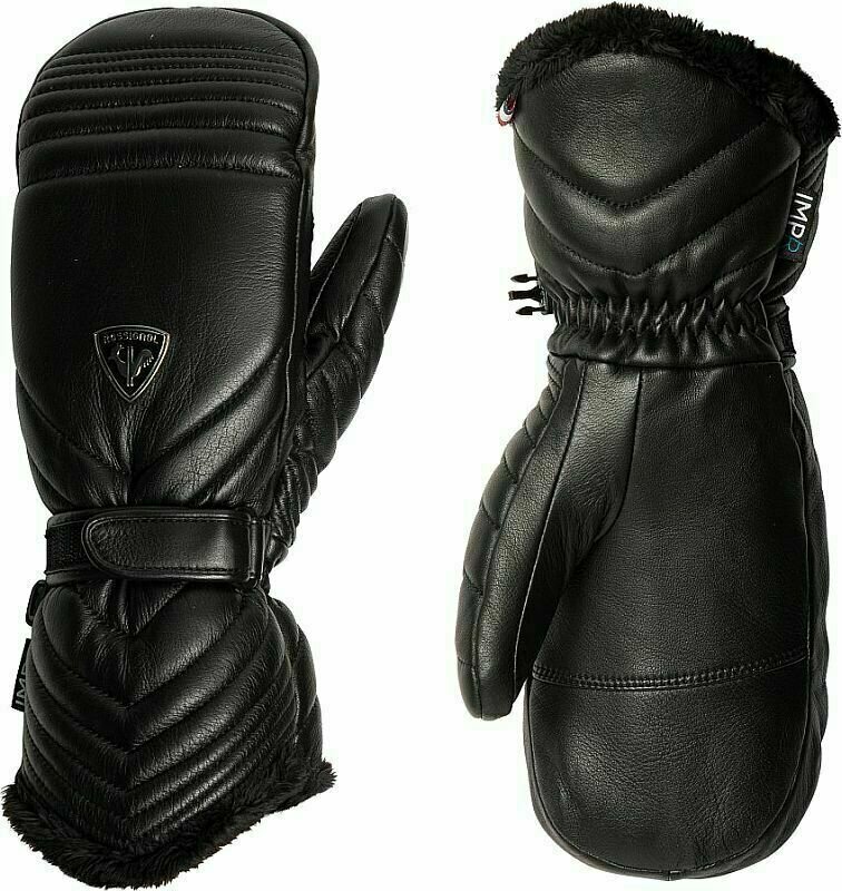 Rossignol Select Womens Leather IMPR Mittens Black M