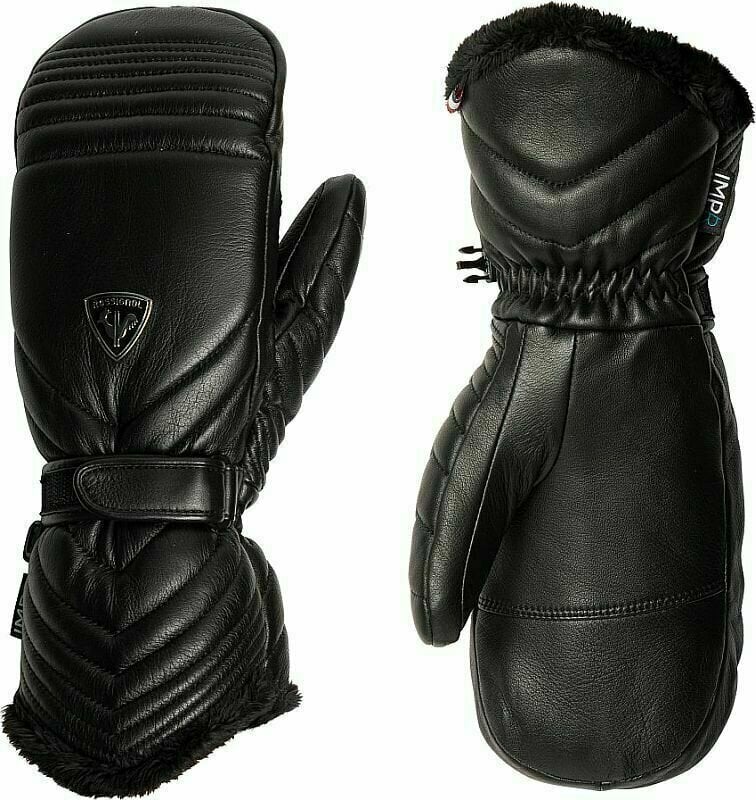 Rossignol Select Womens Leather IMPR Mittens Black S
