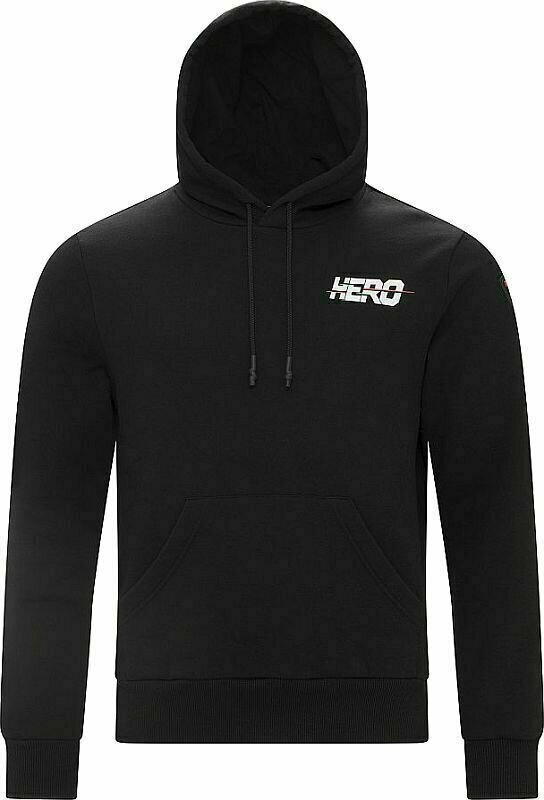Majica, jopa Rossignol Hero Logo Sweatshirt Black L Jopa s kapuco