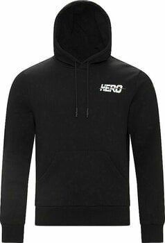 Ski-trui en T-shirt Rossignol Hero Logo Sweatshirt Black L Capuchon - 1