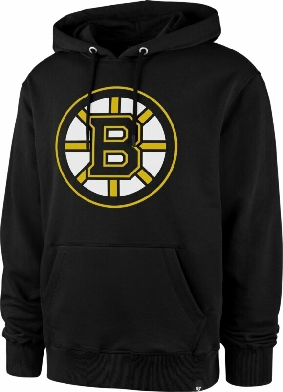 Hockey Sweatshirt Boston Bruins NHL Imprint Burnside Pullover Hoodie Jet Black S Hockey Sweatshirt