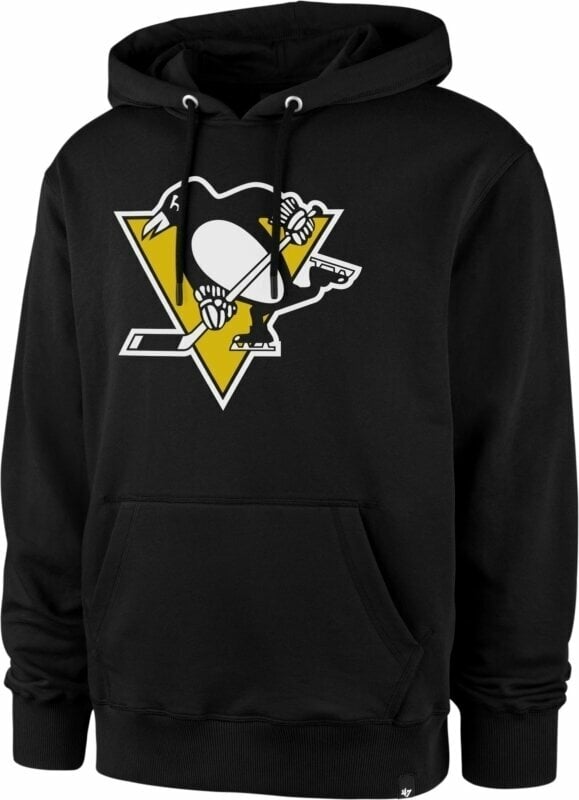 Hockey Sweatshirt Pittsburgh Penguins NHL Imprint Burnside Pullover Hoodie Jet Black S Hockey Sweatshirt