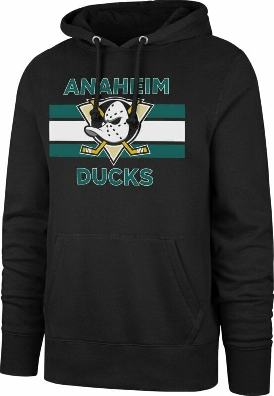 Hokejová mikina Anaheim Ducks NHL Burnside Pullover Hoodie Jet Black S Hokejová mikina