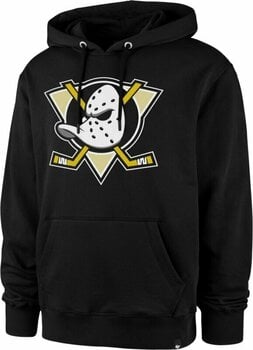 Hockey Sweatshirt Anaheim Ducks NHL Imprint Burnside Pullover Hoodie Jet Black S Hockey Sweatshirt - 1