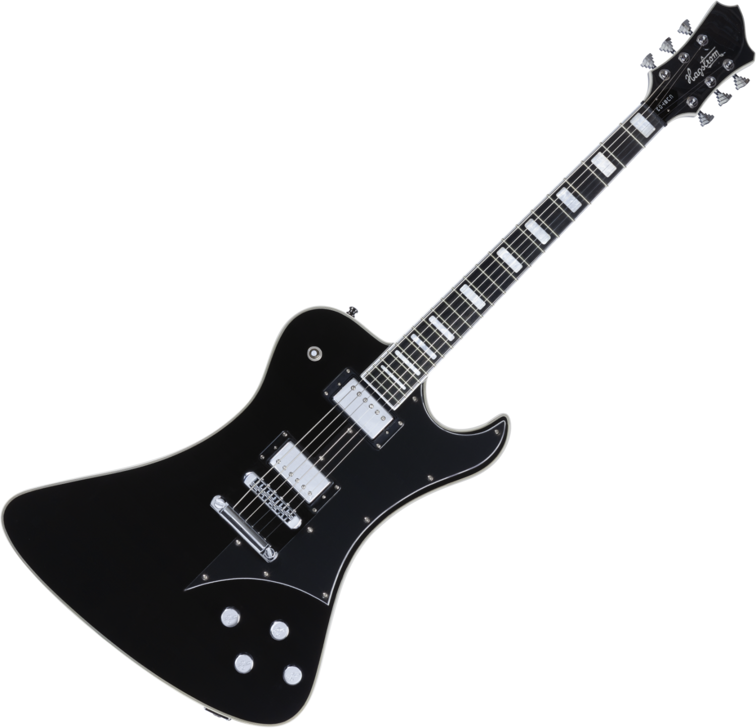 Elektrische gitaar Hagstrom Fantomen Custom Black Gloss